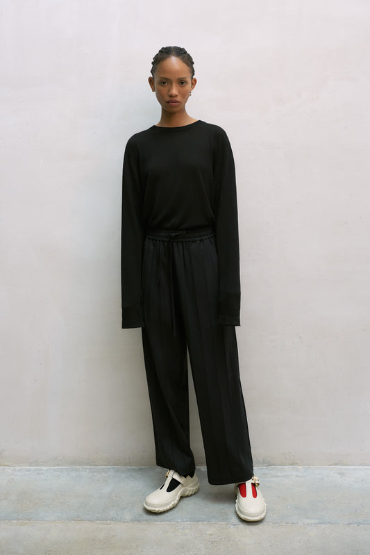 TAILORING RELAXED PANTS BLACK