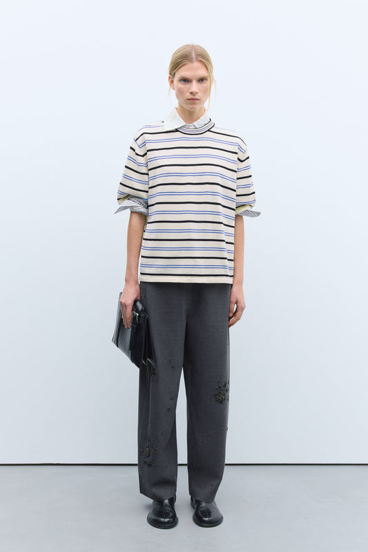 ORGANIC COTTON STRIPED T-SHIRT