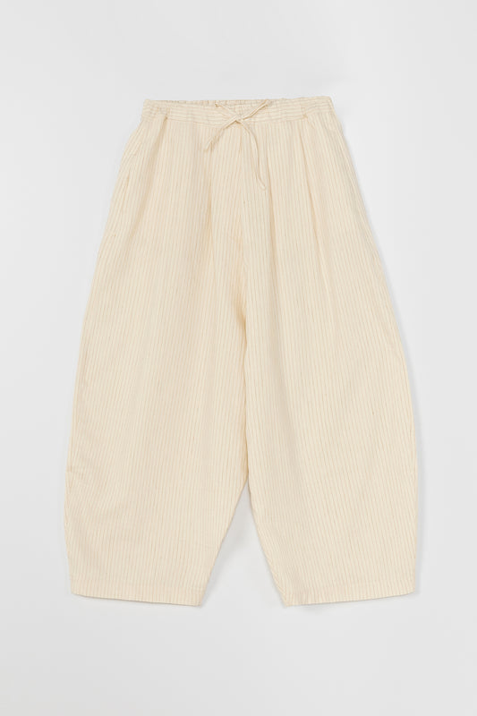 RELAXED MAXI PANTS BEIGE
