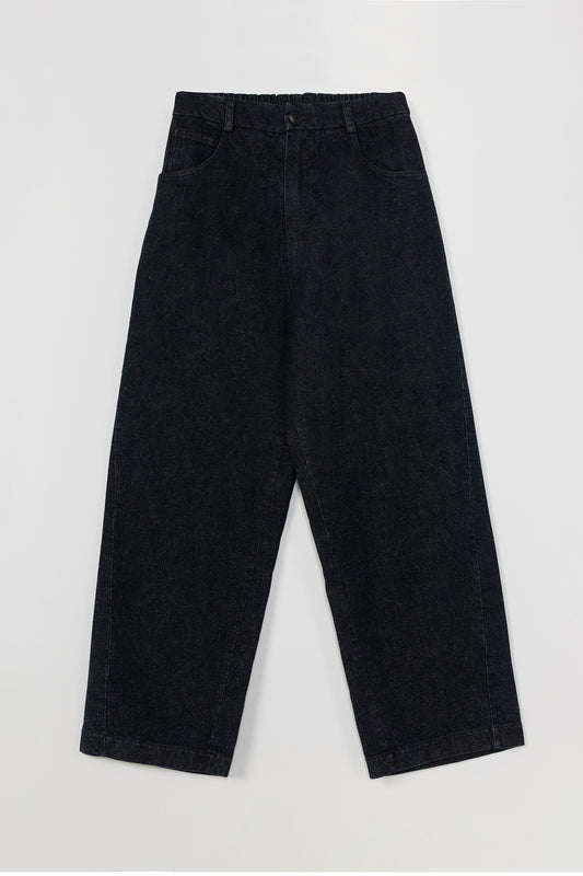 STRAIGHT DENIM PANTS DARK NAVY