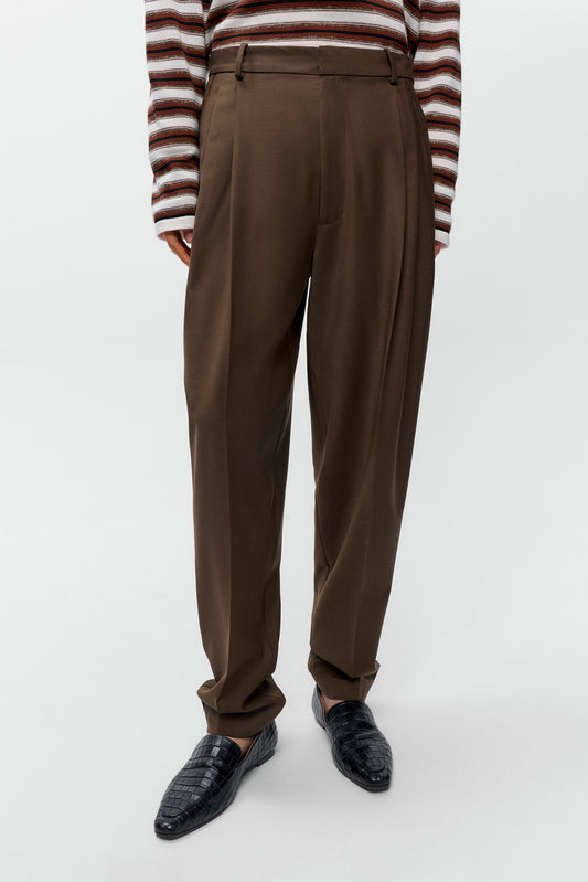 PANTALÓN CARROT LANA VIRGEN
