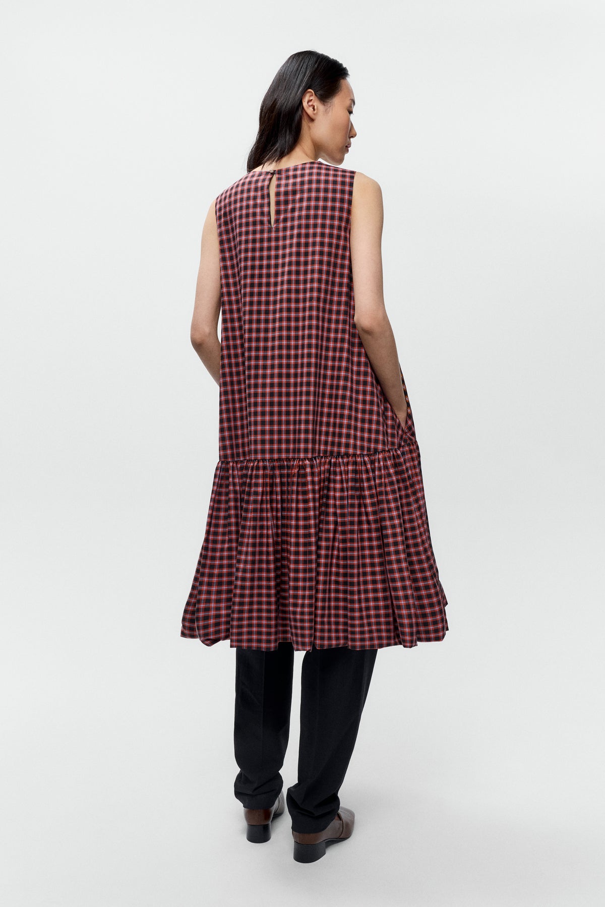 VESTIDO MAXI CUADROS image 3
