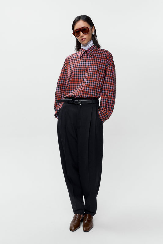 CAMISA OVERSIZE CUADROS