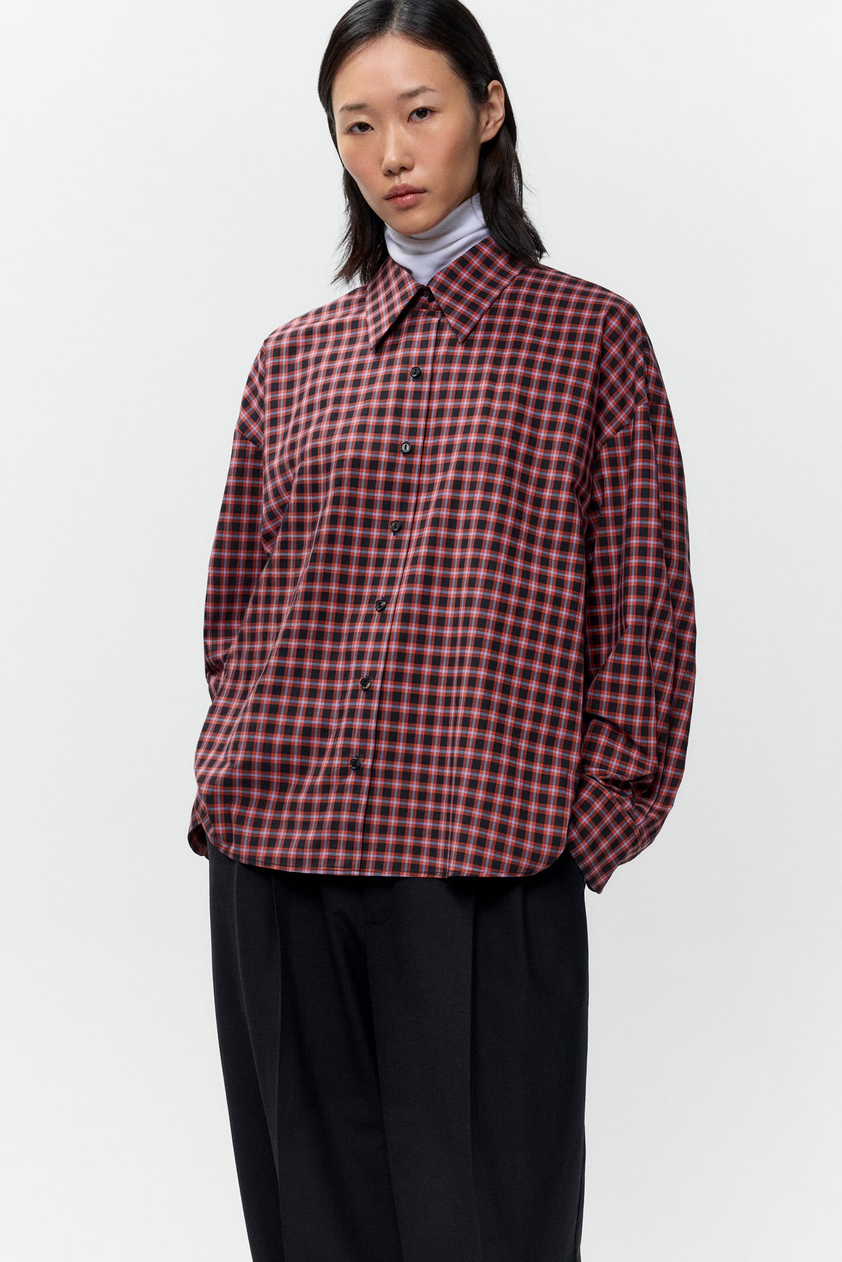 CAMISA OVERSIZE CUADROS image 2