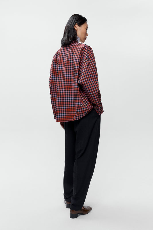CAMISA OVERSIZE CUADROS