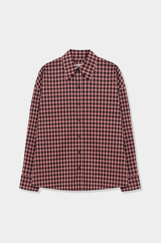 CHECKED OVERSIZED SHIRT