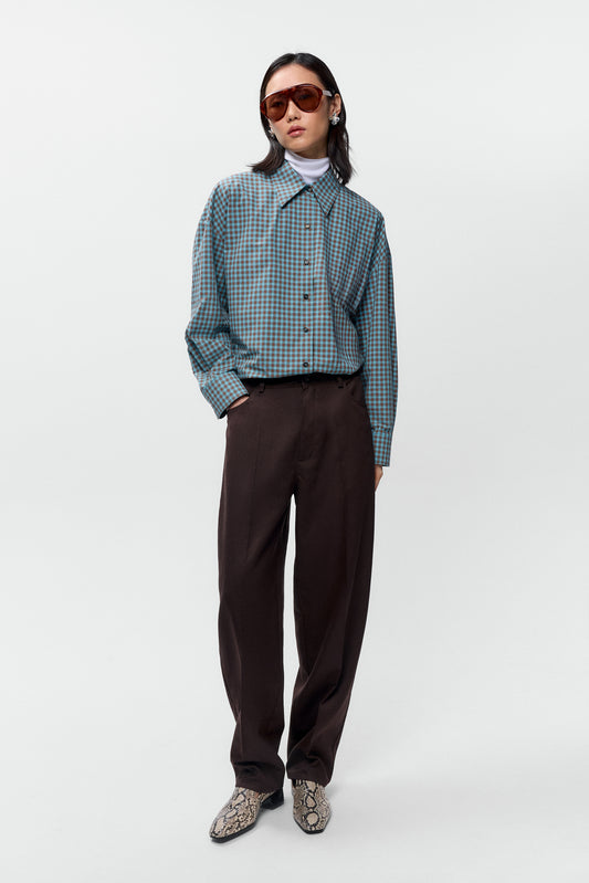CAMISA OVERSIZE CUADROS