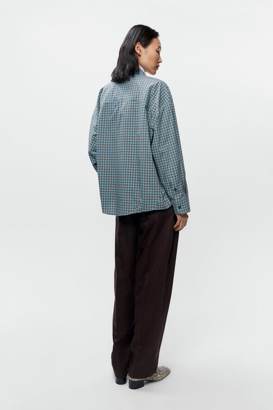 CAMISA OVERSIZE CUADROS