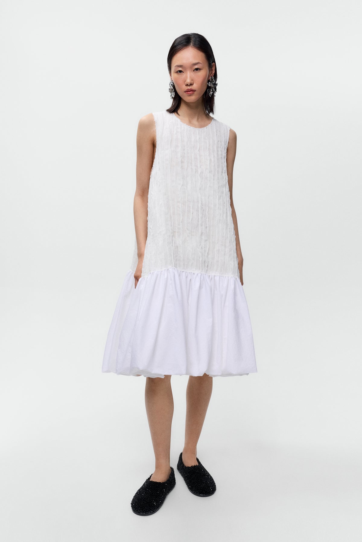 VESTIDO MAXI PLISADO image 1