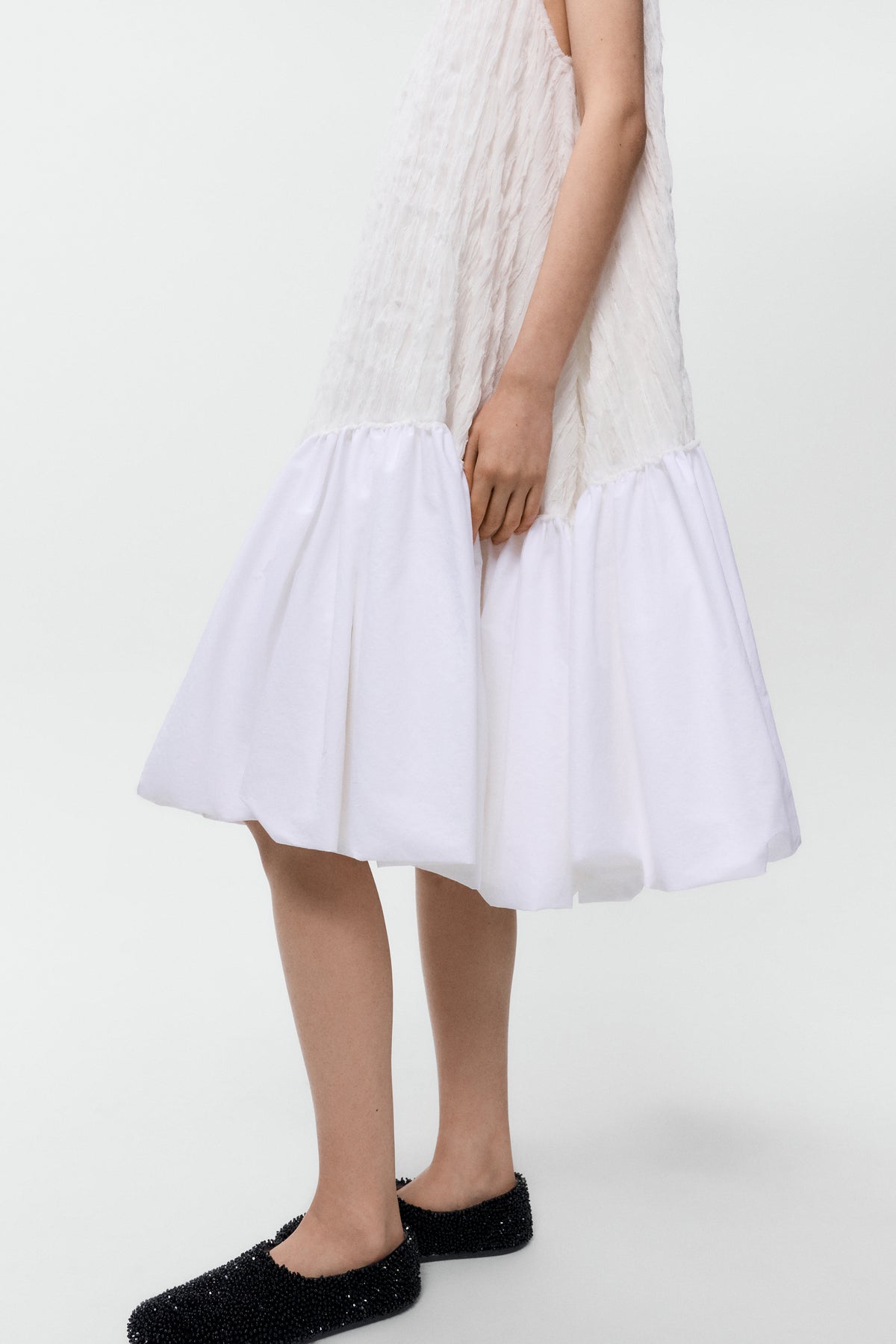 VESTIDO MAXI PLISADO image 3