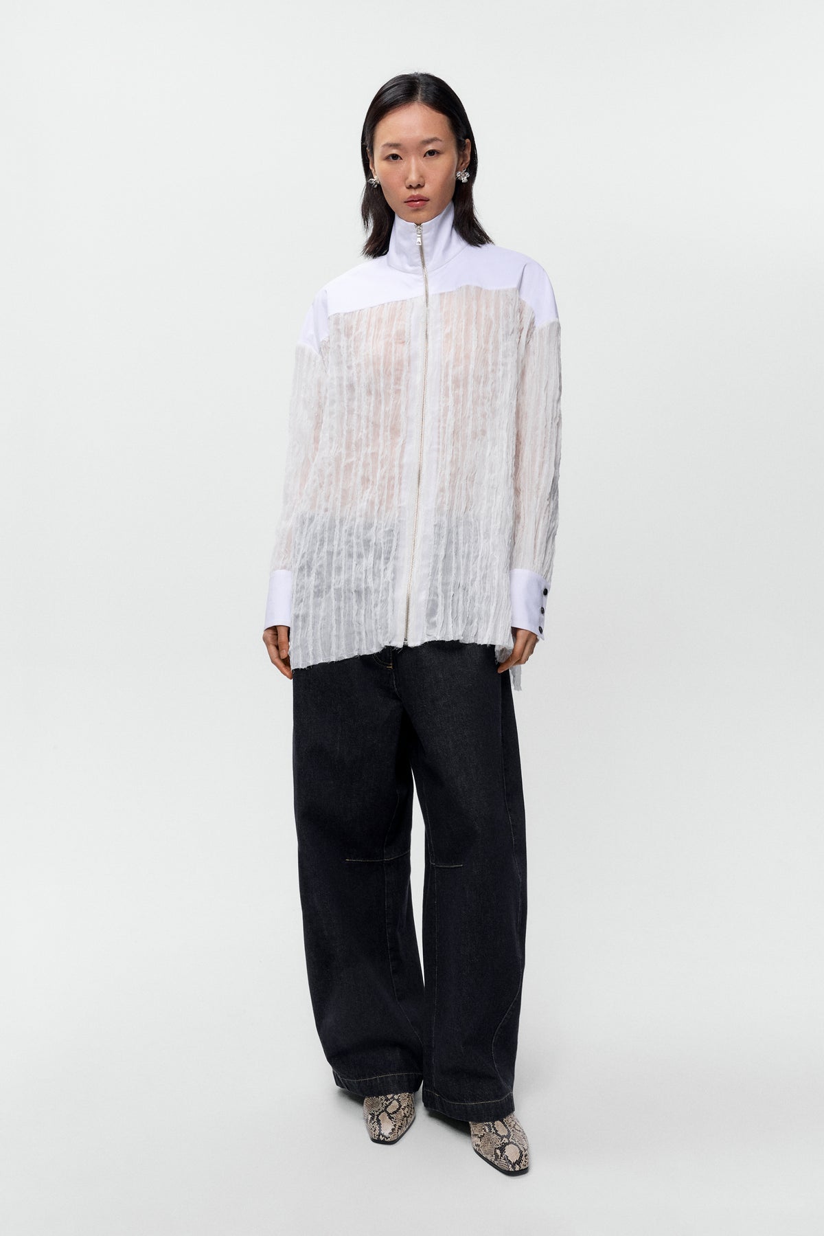 CAMISA OVERSIZE PLISADA image 2