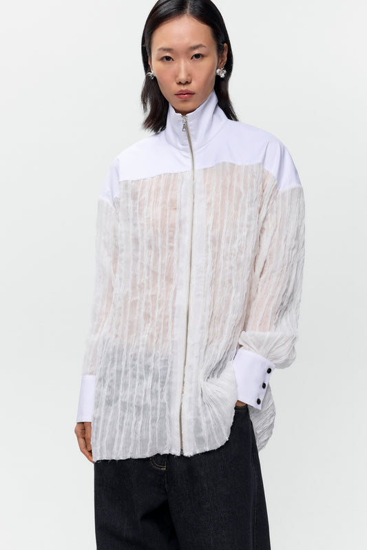 CAMISA OVERSIZE PLISADA
