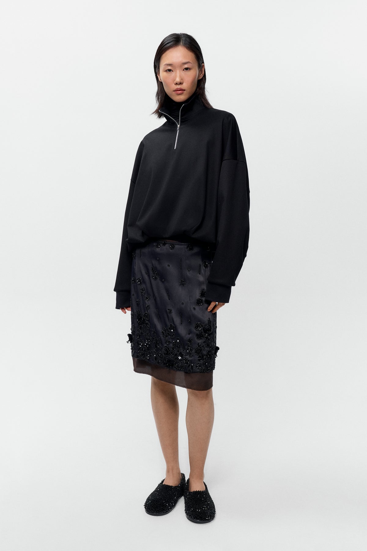 EMBELLISHED SKIRT image 1