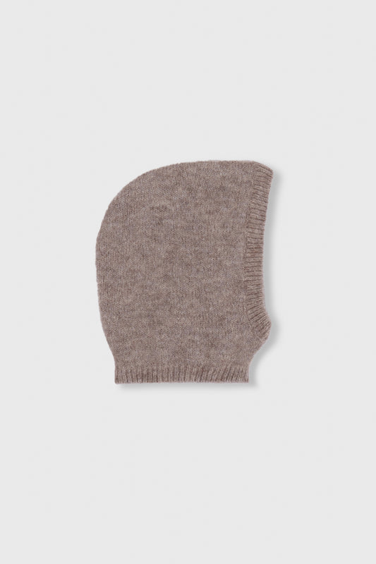 BABY ALPACA BALACLAVA TAUPE