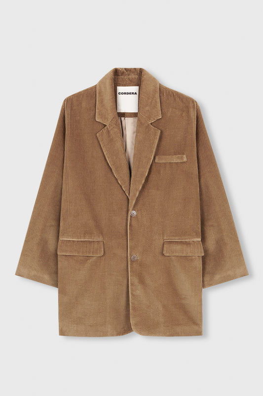 COTTON CORDUROY BLAZER MIEL