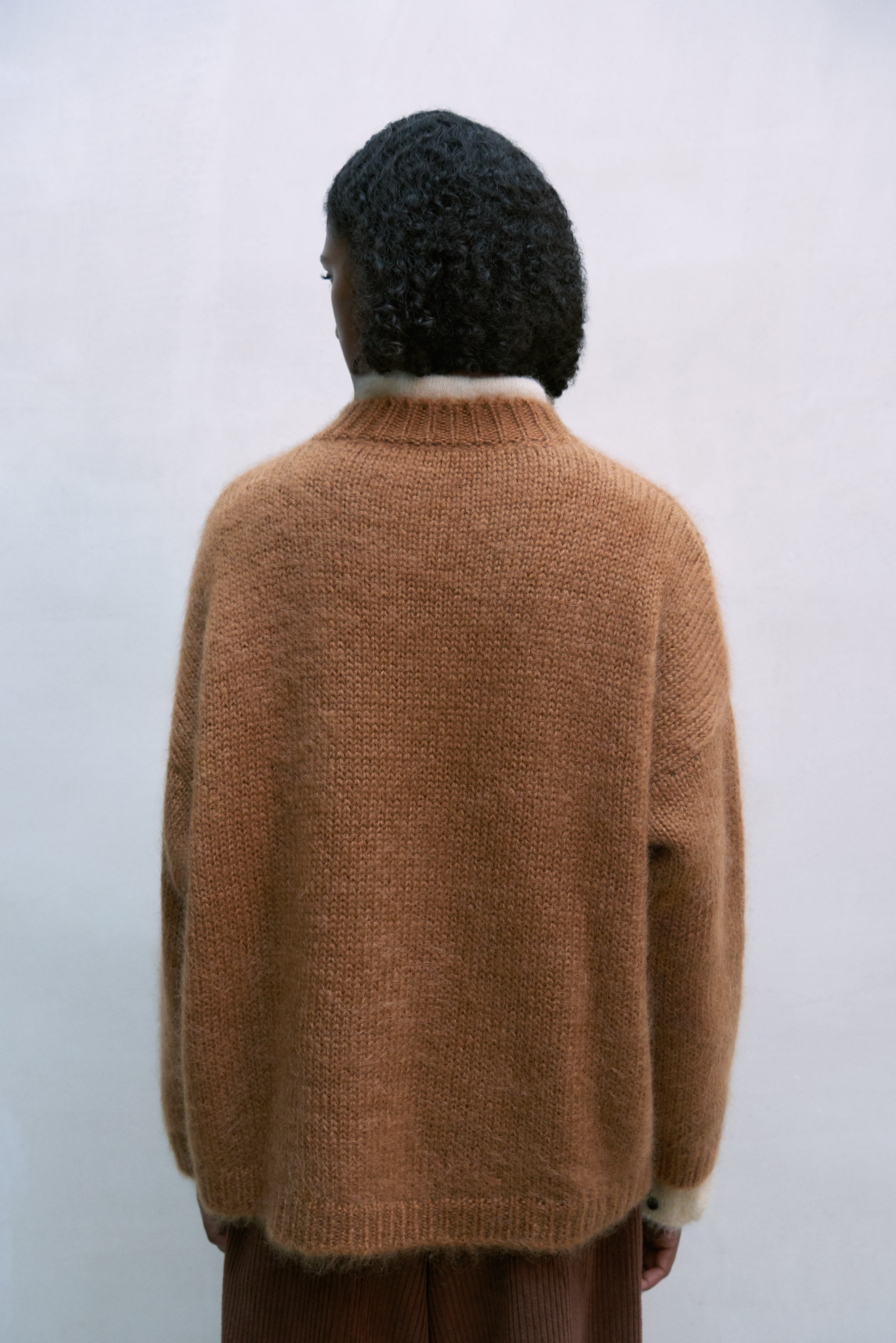 Mohair Sweater Toffee Cordera