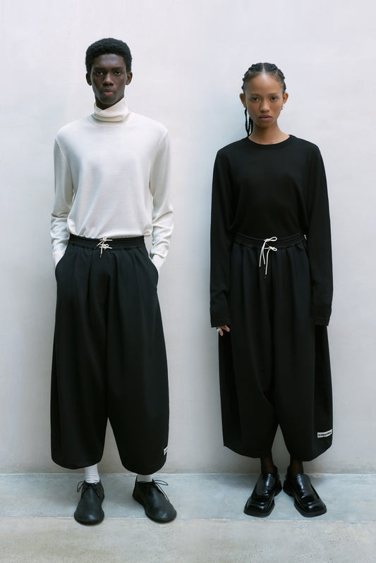 TAILORING MAXI PANTS BLACK