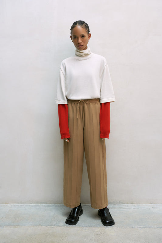 TAILORING RELAXED PANTS CAMEL