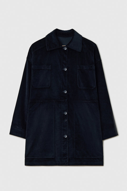 CORDUROY OVERSHIRT NAVY