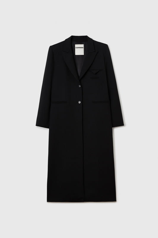 WOOL COAT BLACK