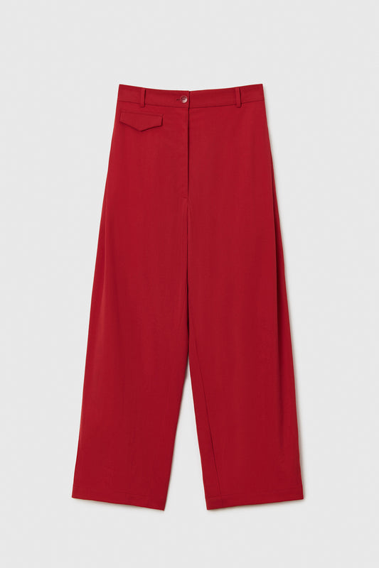 TAILORING POCKET PANTS RED