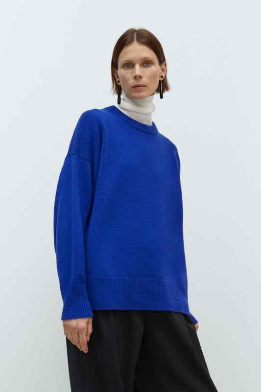 CASHMERE ROUND-NECK SWEATER
