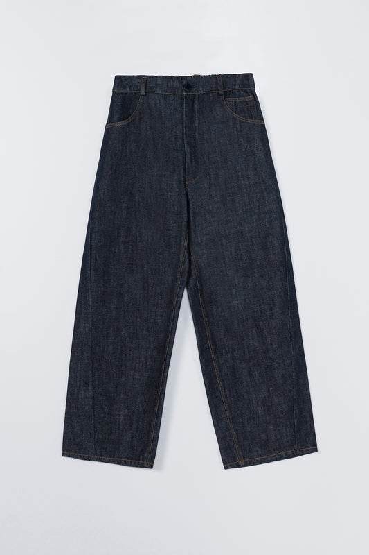 DENIM STRAIGHT PANTS
