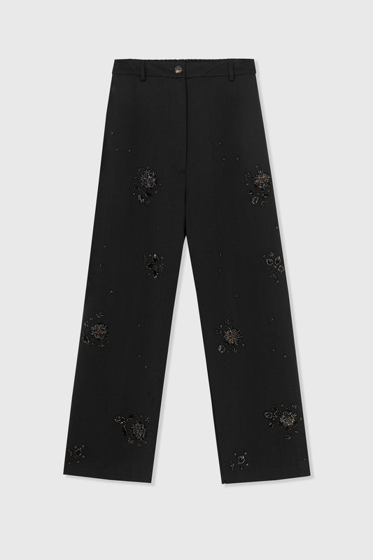 EMBELLISHED TAILORING PANTS