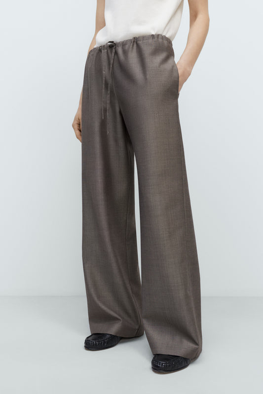 MOHAIR RELAXED PANTS