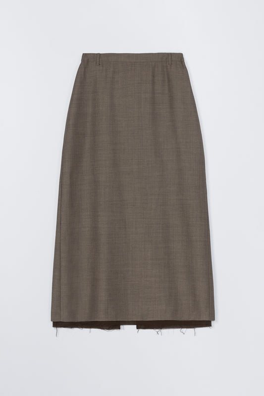 TAILORING MOHAIR LONG SKIRT