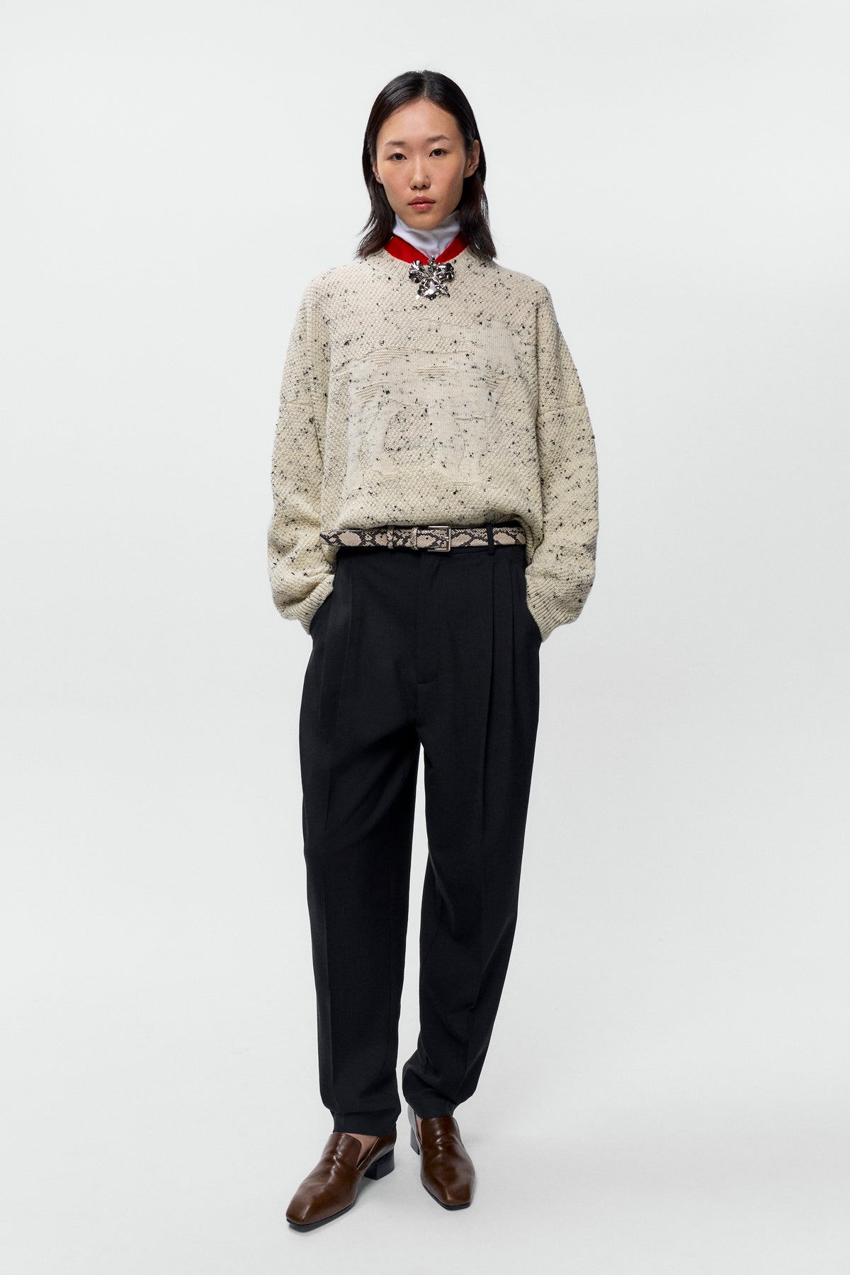 JERSEY CORDERA JASPEADO LANA MERINO image 1
