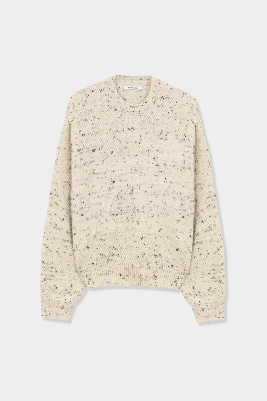 MERINO WOOL MARLED CORDERA SWEATER