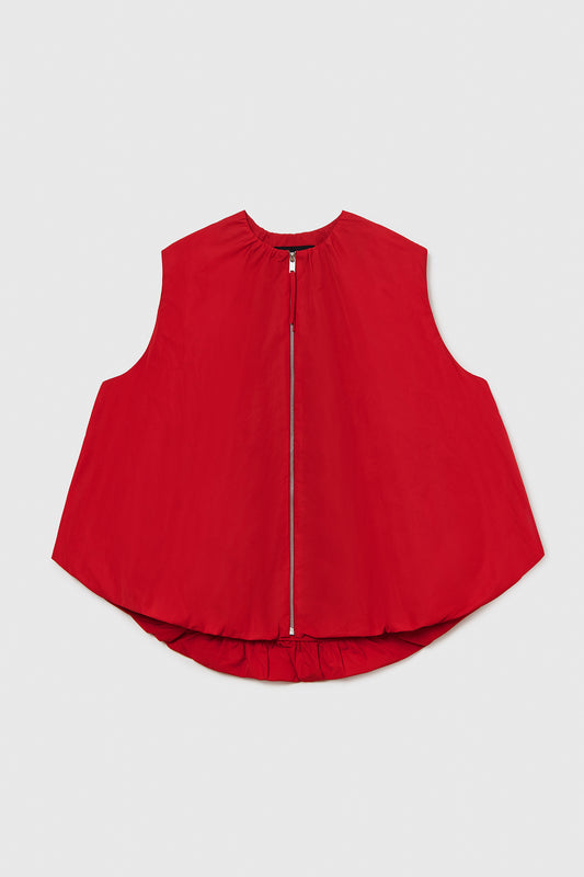 UTILITY BALLOON WAISTCOAT RED