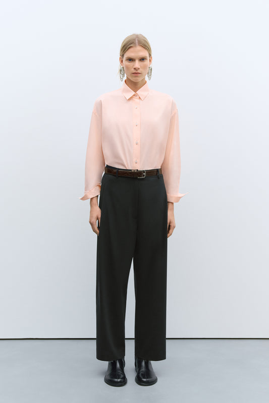 WIDE LEG PANTS BLACK