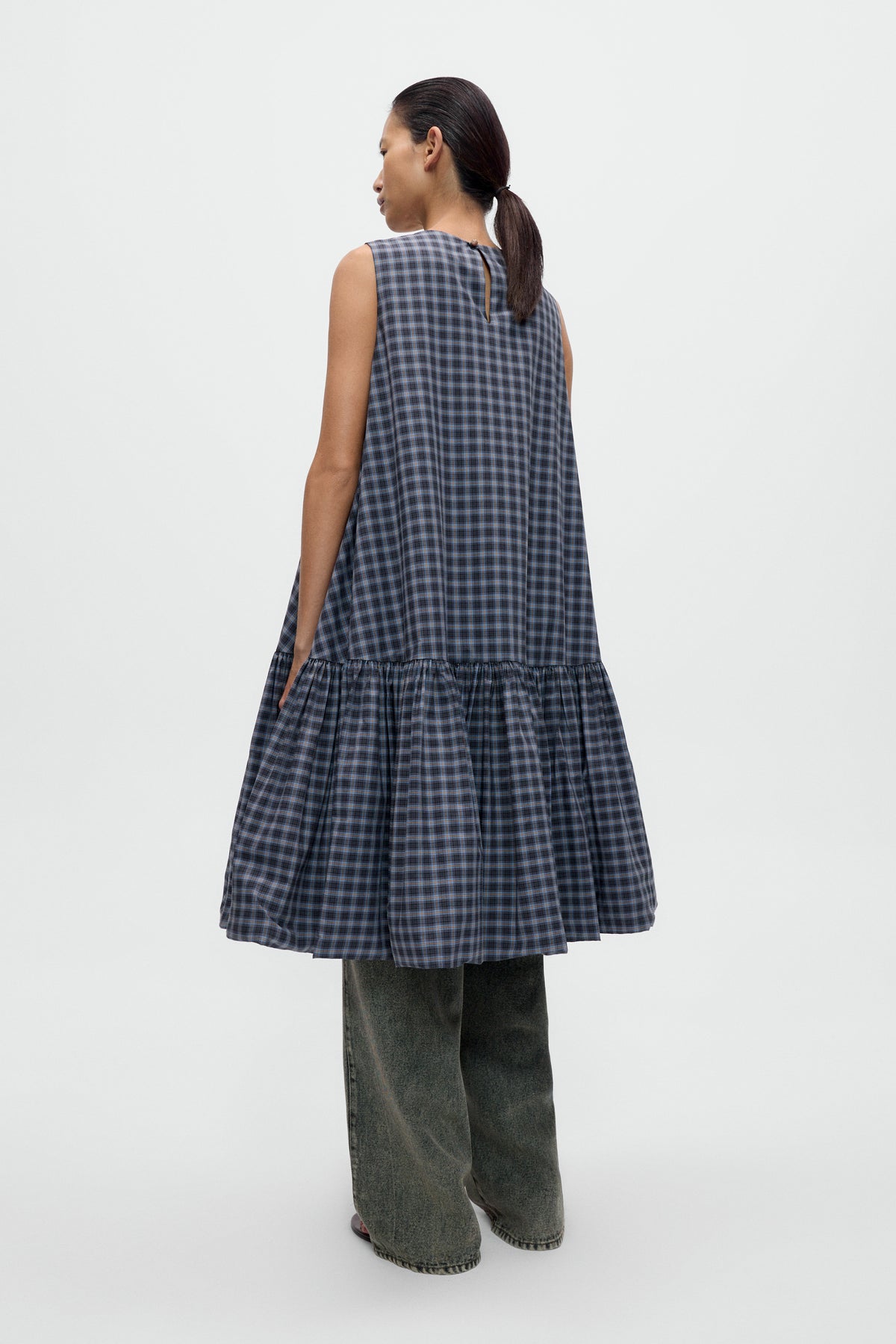 VESTIDO MAXI CUADROS image 3