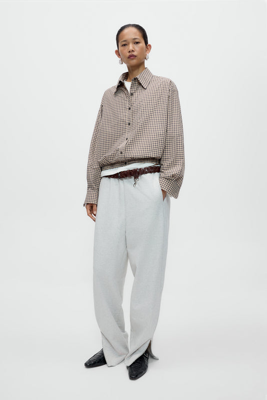 CHECKED BOMBER SHIRT