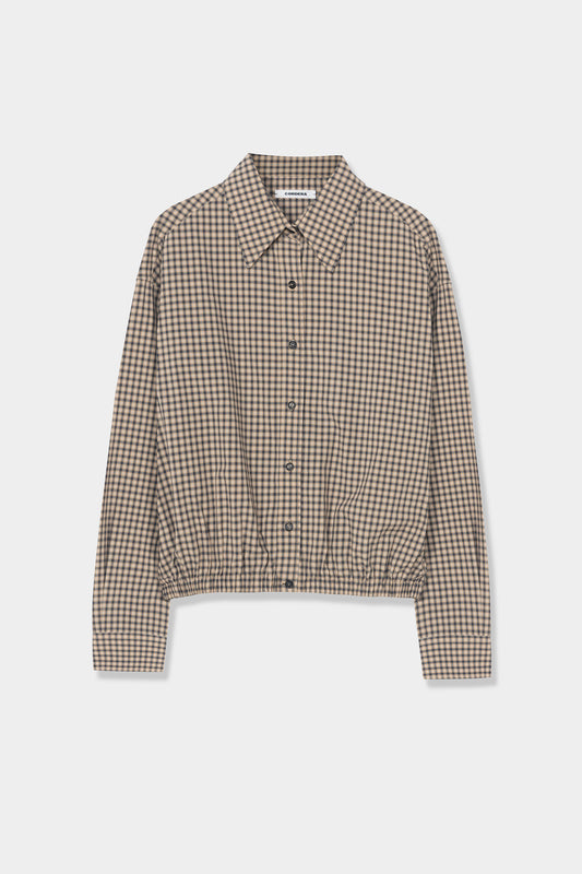 CHECKED BOMBER SHIRT