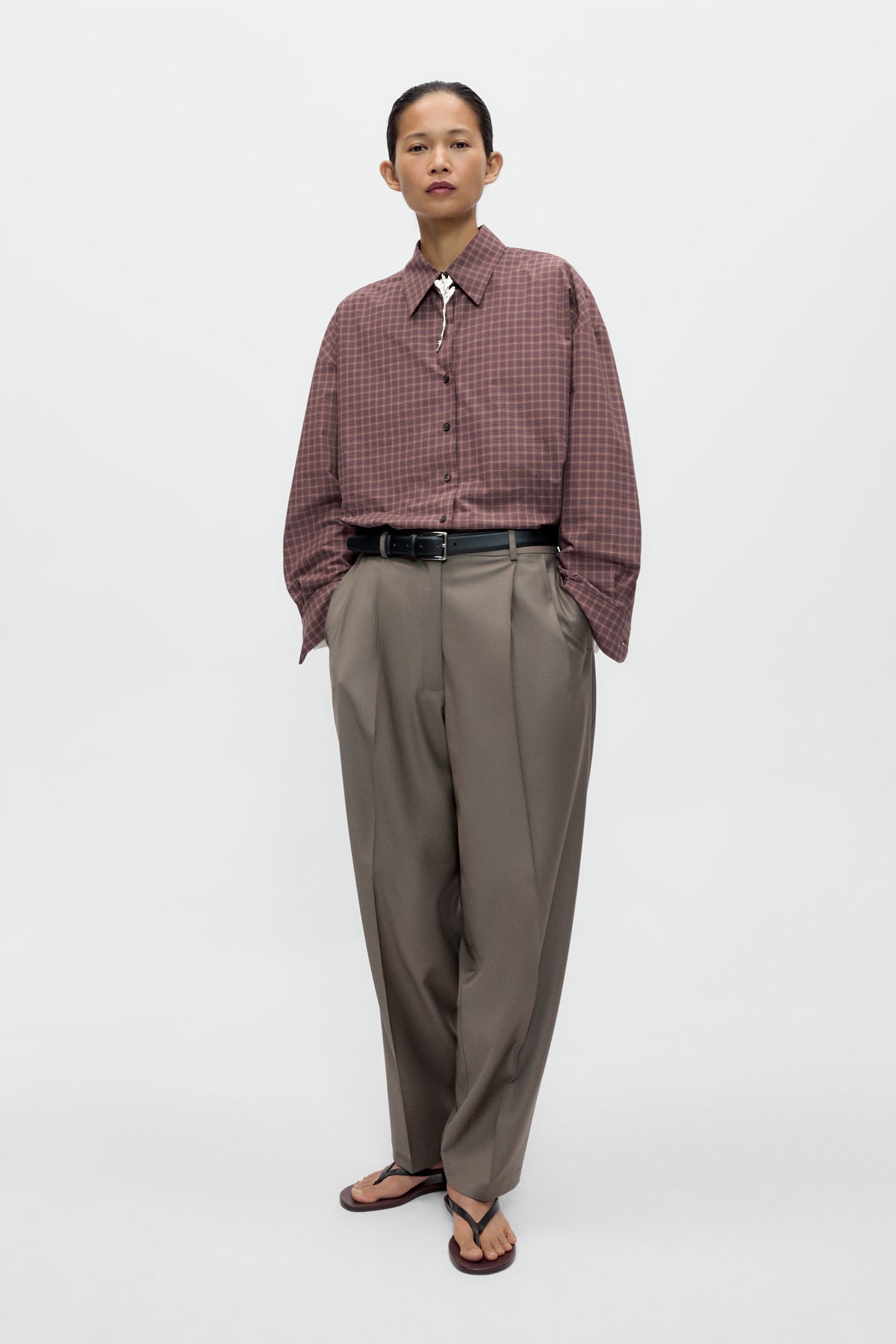 CAMISA OVERSIZE CUADROS image 2