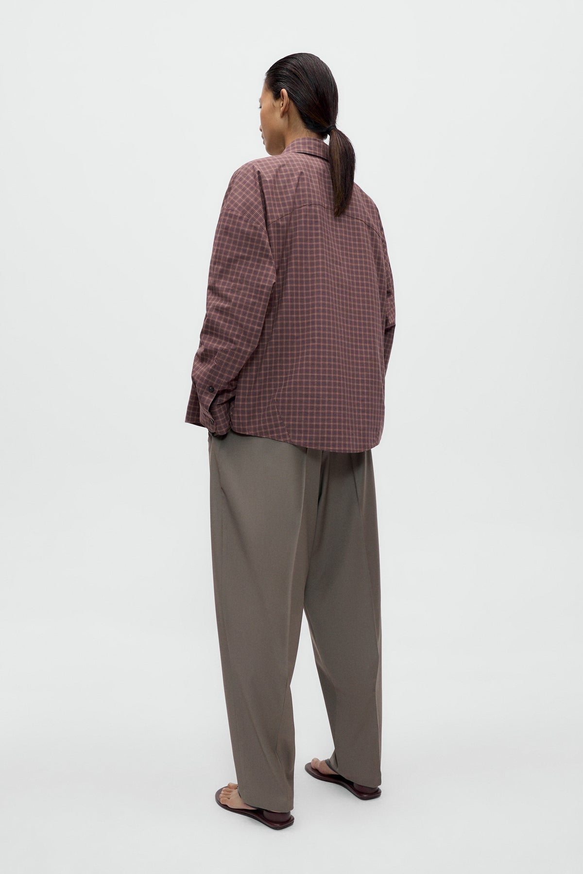 CAMISA OVERSIZE CUADROS image 3