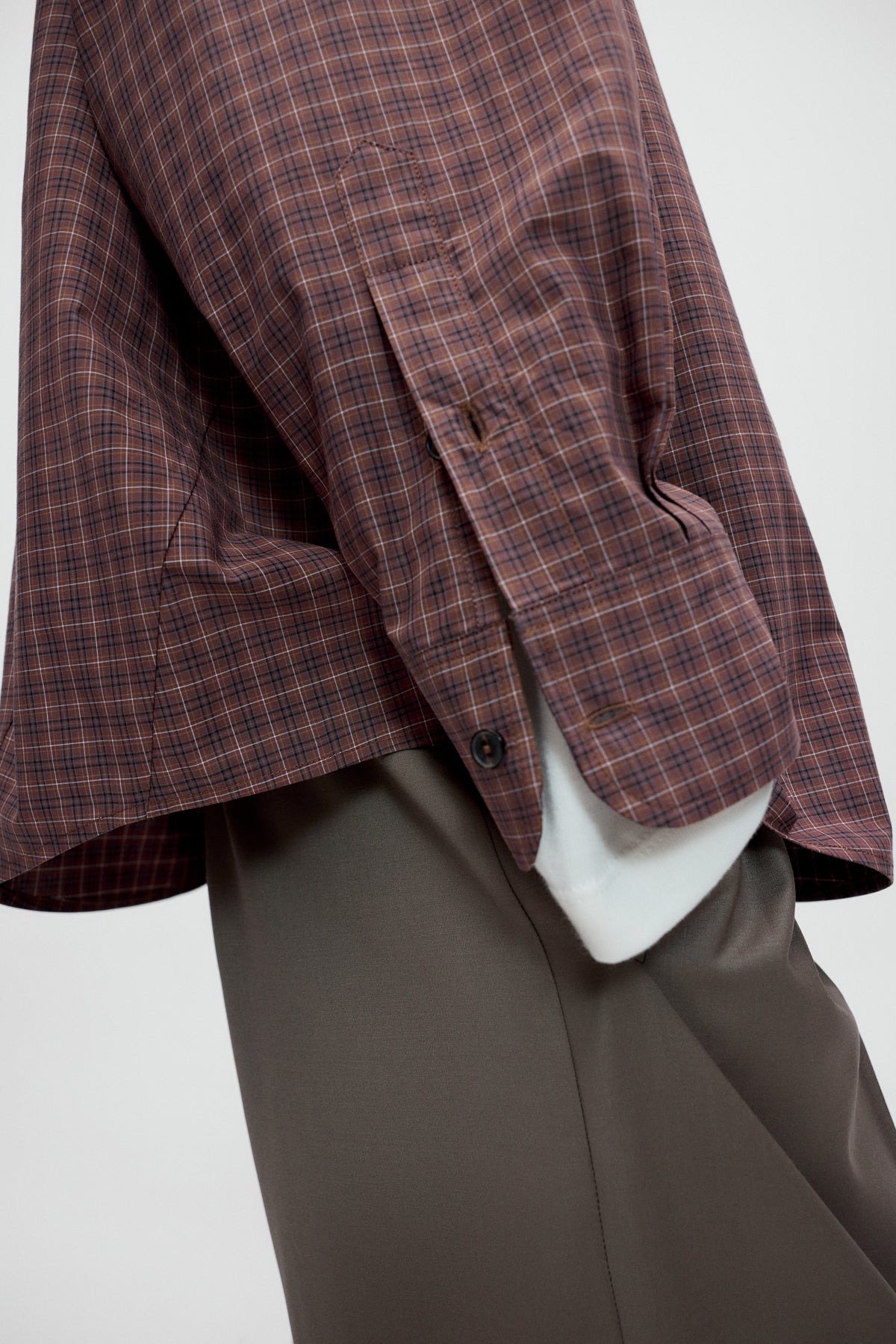 CAMISA OVERSIZE CUADROS image 5