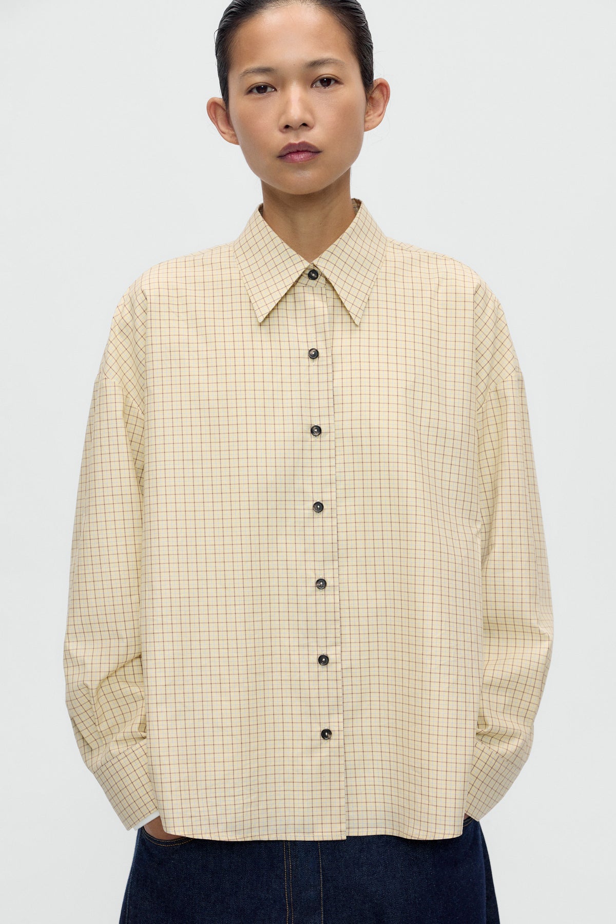 CAMISA OVERSIZE CUADROS image 1