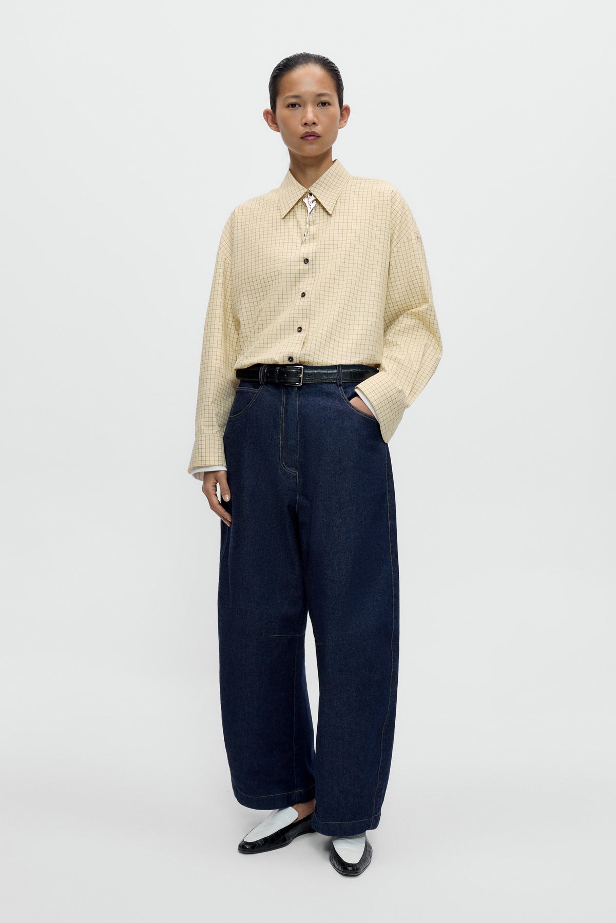 CAMISA OVERSIZE CUADROS image 2