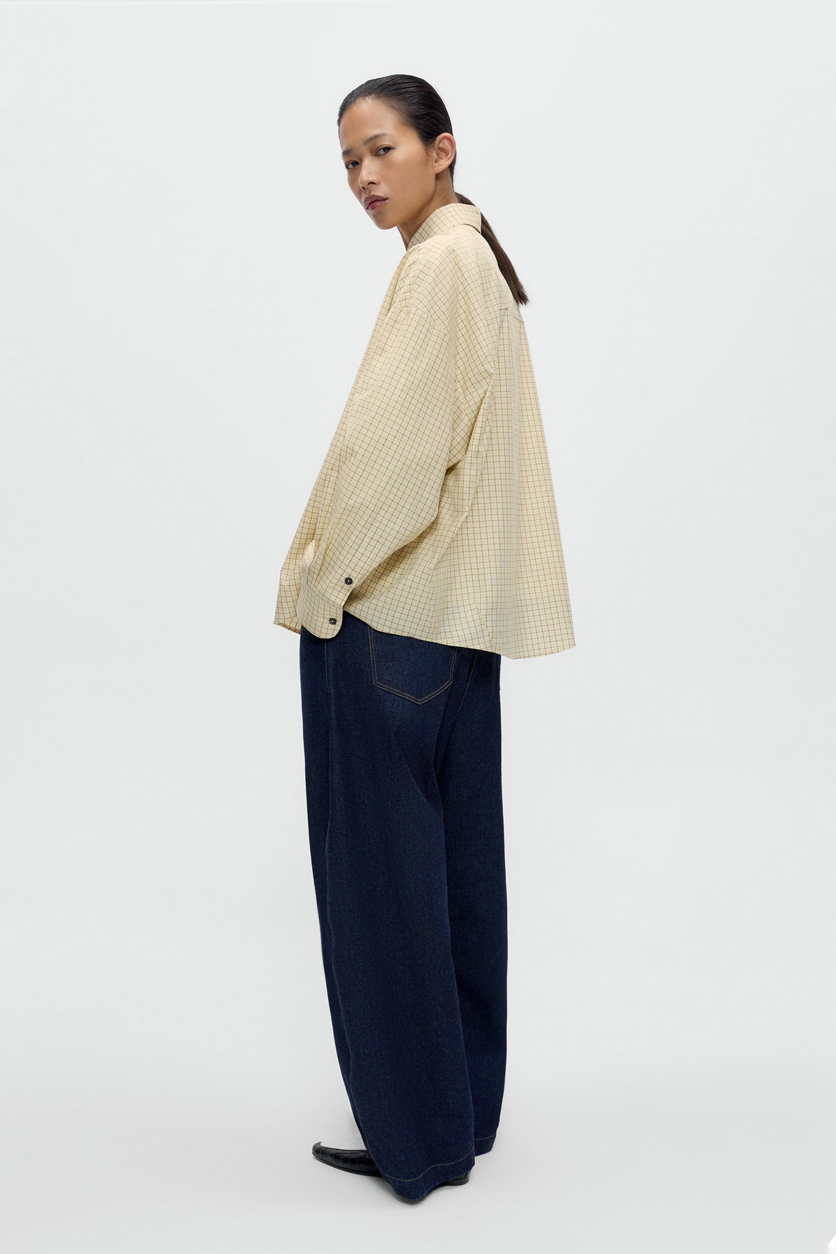 CAMISA OVERSIZE CUADROS image 3