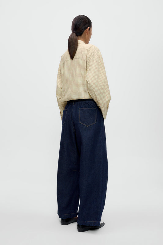 CURVED BAGGY JEANS