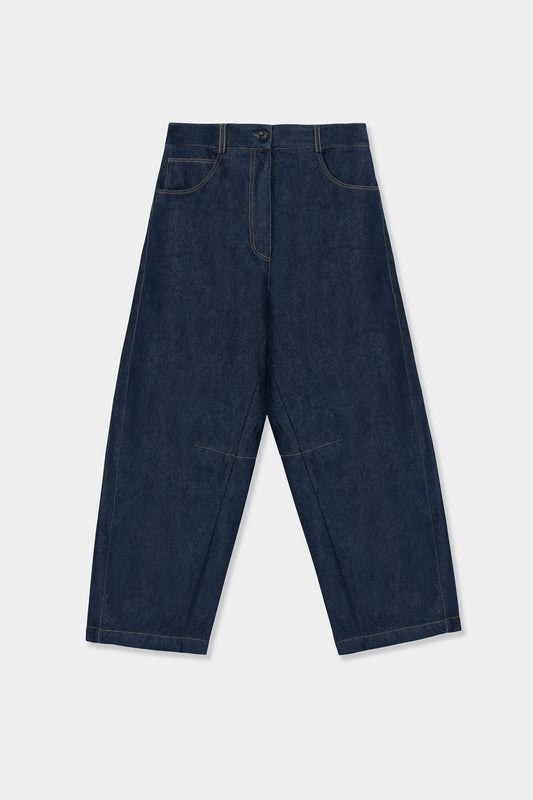 CURVED BAGGY JEANS