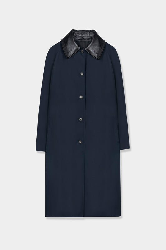 GABARDINA CON CUELLO DE PIEL