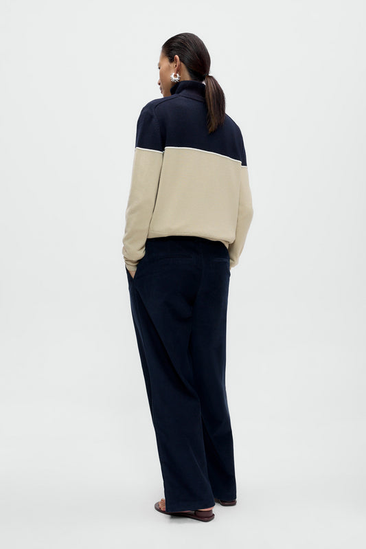 LOW RISE CORDUROY PANTS