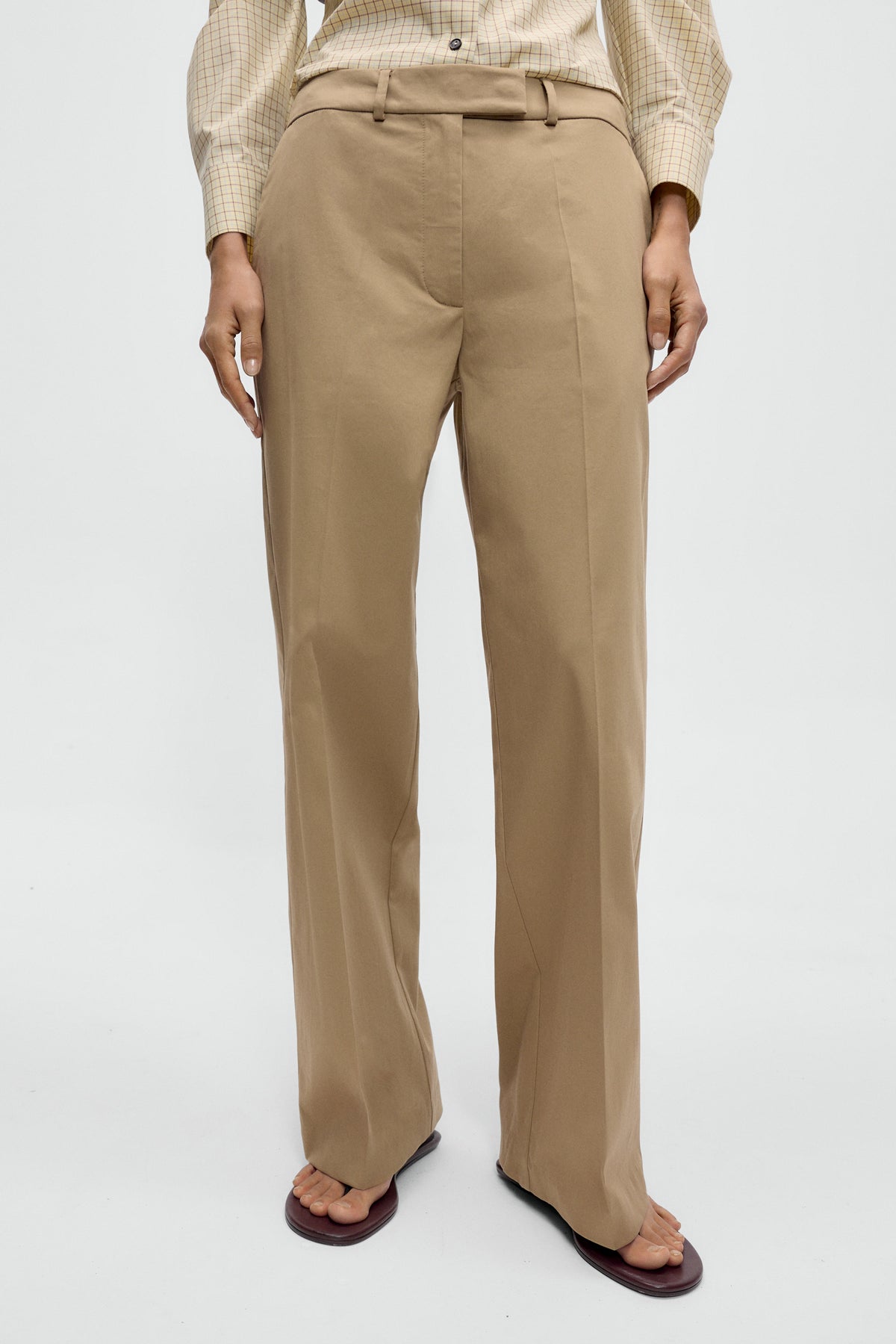 PANTALÓN RECTO ALGODÓN image 2