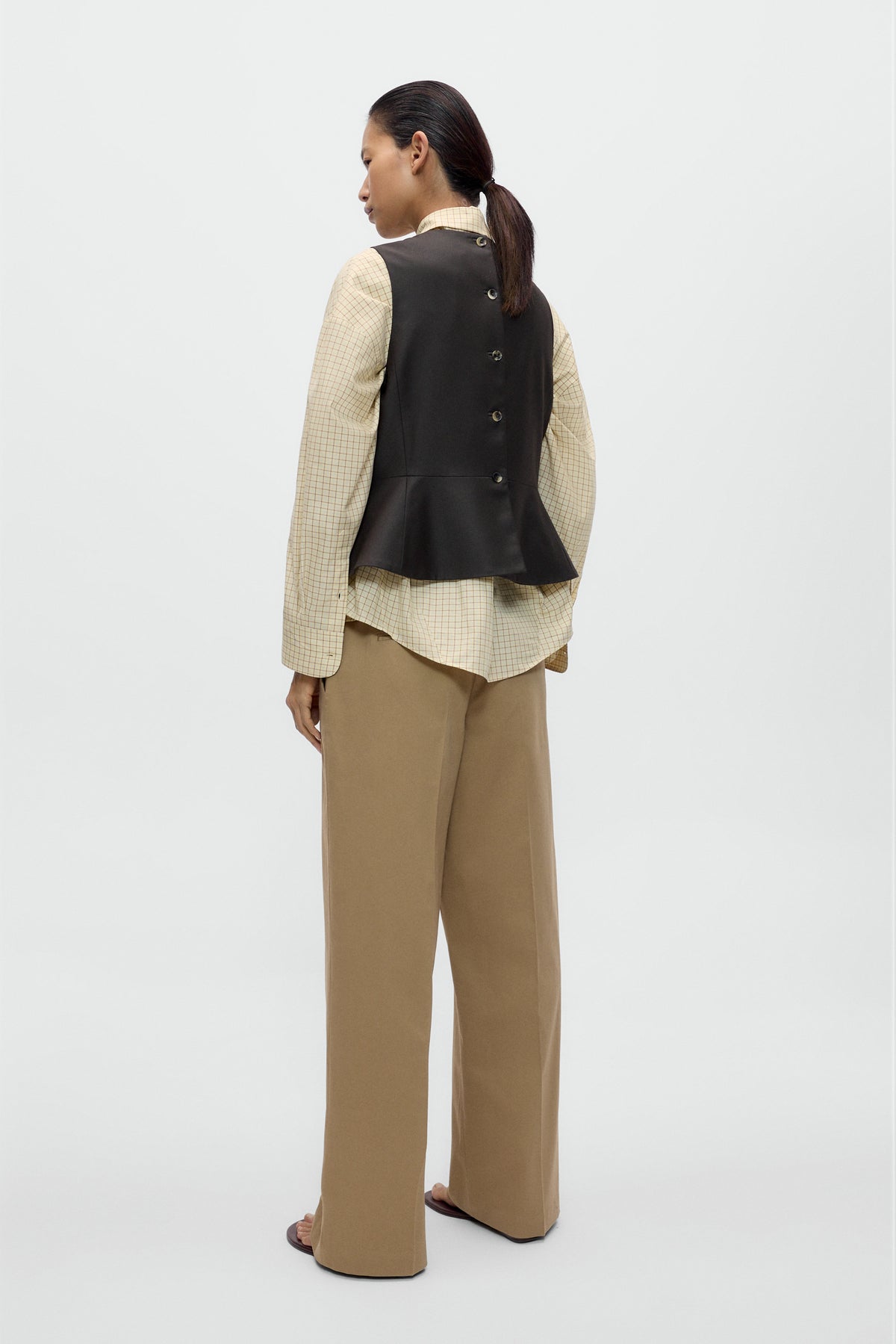 PANTALÓN RECTO ALGODÓN image 3