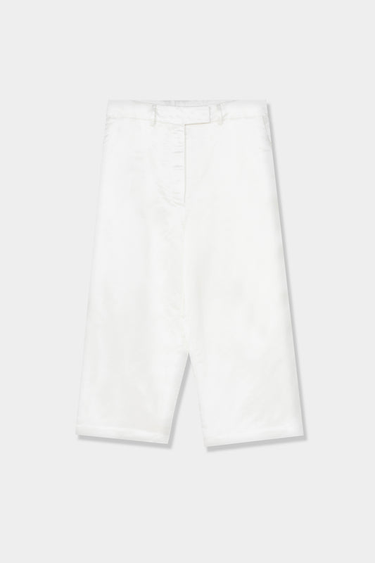 PANTALONES CAPRI DE SATÉN DE TIRO BAJO